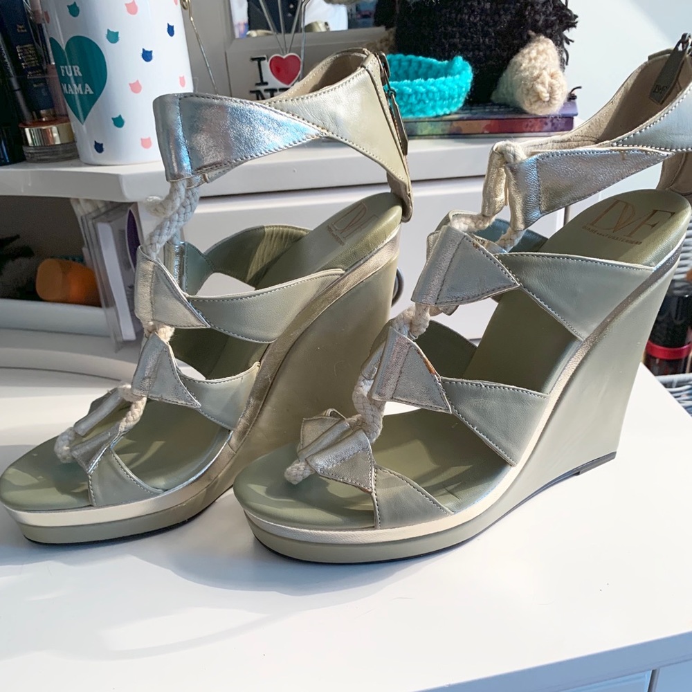 Diane VonFurstenberg Wedge Sandals